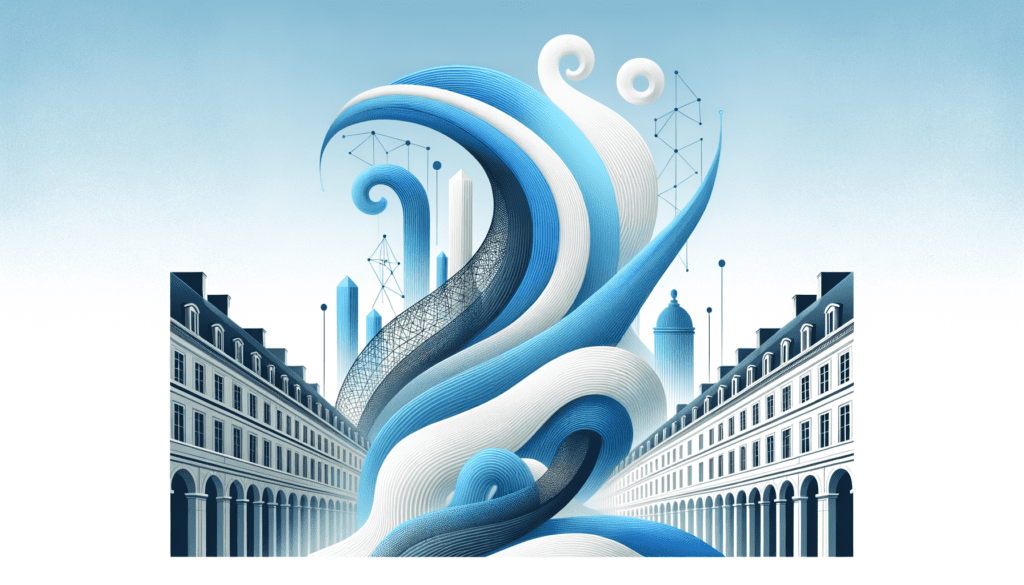mistral ai taalmodel illustratie