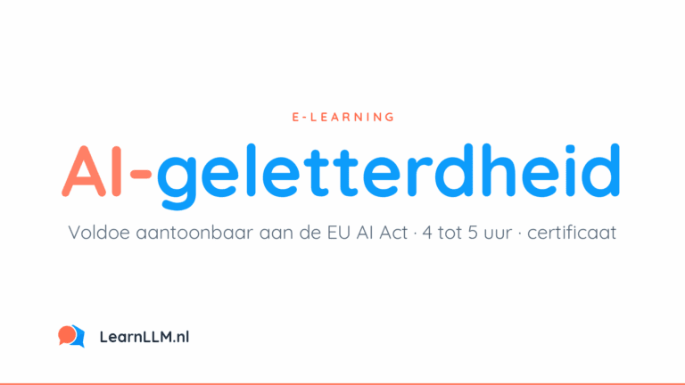 AI-geletterdheid cursus van LearnLLM