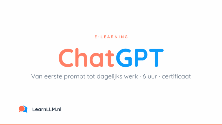 ChatGPT cursus van LearnLLM