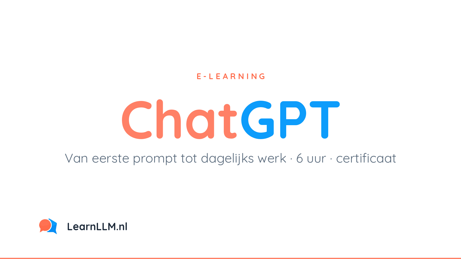 ChatGPT cursus