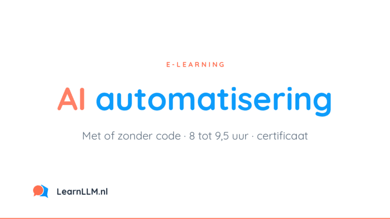 AI automatisering cursus van LearnLLM