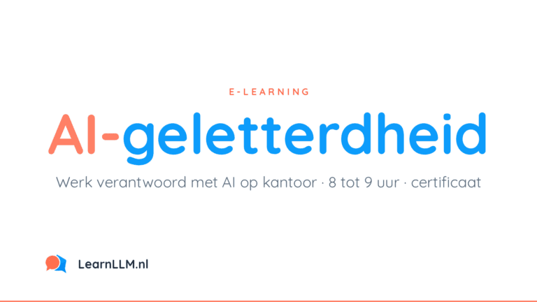AI-geletterdheid cursus van LearnLLM