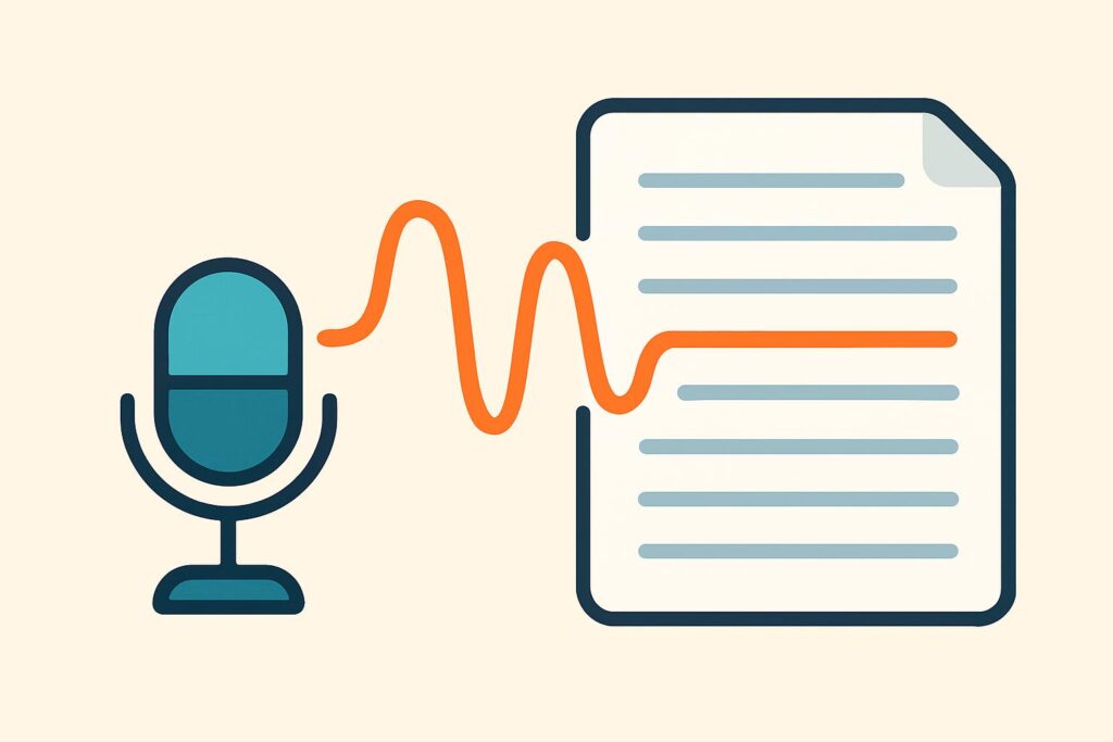 opname transcriberen spraakherkenning